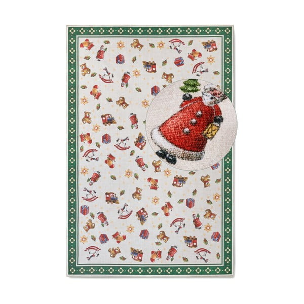Kilimas žalios spalvos su Kalėdų motyvu 160x230 cm Green Christmas – Villeroy&Boch