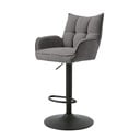 Pilkos spalvos reguliuojamo aukščio baro taburėtės 2 vnt. Marilla – Unique Furniture