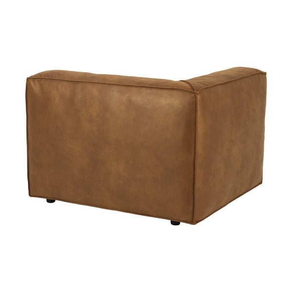 Modulinė sofa konjako rudos spalvos (su kairiuoju kampu) Fairfield Kentucky – Bonami Selection-image-4