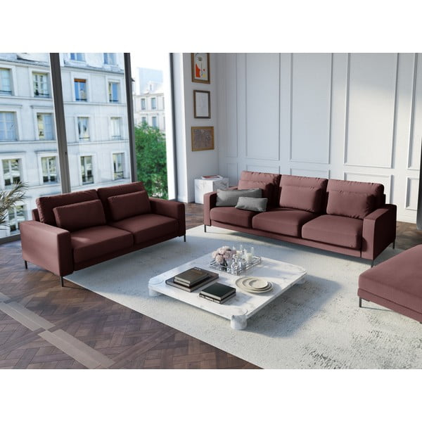 Rožinė sofa Interieurs 86 Seine, 220 cm-image-1
