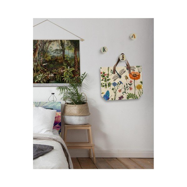 Drobės krepšys su dirbtinės odos rankena Surdic Bella-image-1