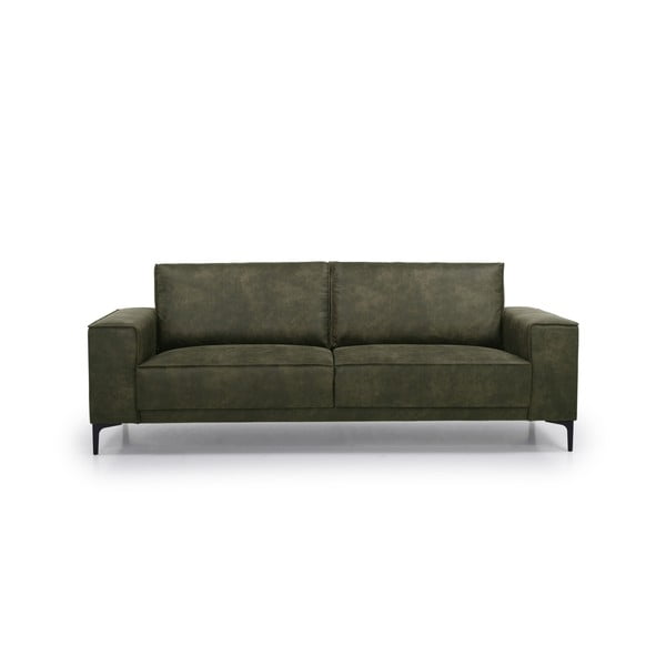 Iš dirbtinės odos sofa žalios spalvos 224 cm Copenhagen – Scandic