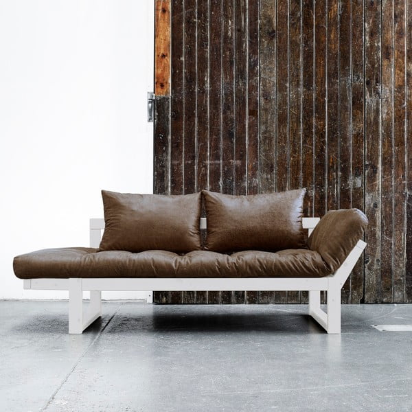 Sofa "Karup Vintage Edge White/Mocca-image-2