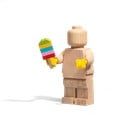 Vaikiška figūrėlė iš ąžuolo medienos LEGO® Wood