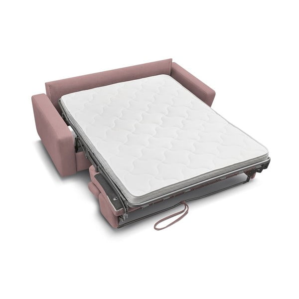 Sulankstoma sofa rožinės spalvos 195 cm Monaco – Bobochic Paris-image-4