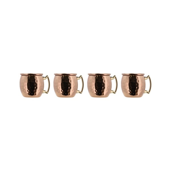 Vario spalvos iš plieno puodeliai 4 vnt. 80 ml Moscow Mule – Lyngby Glas-image-3