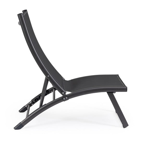 Antracito spalvos metalinis sodo šezlongas Taylor – Bizzotto-image-2