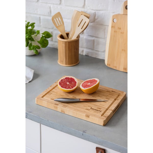 Bambukinė pjaustymo lentelė 35x25 cm Mineral - Bonami Essentials-image-1