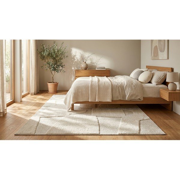 Kreminės spalvos kilimas 120x170 cm Cairo – ESTE-image-3