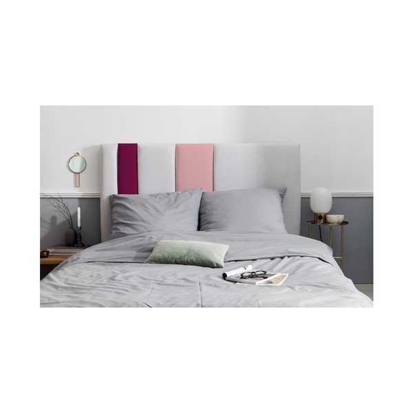 Pilkos ir rausvos spalvos galvūgalio galvūgalio galvūgalis Mazzini Sofas Dahlia, 120 x 140 cm-image-4