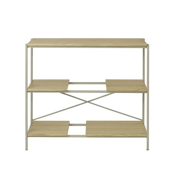 Natūralios spalvos pastatoma lentyna iš ąžuolo 105x92x40 cm Sukoya – Blomus