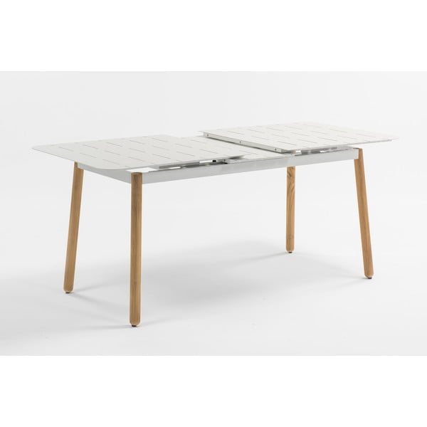 Baltos ir alyvuogių žalios spalvos metalinių sodo baldų komplektas Ezeis Alicante-image-4