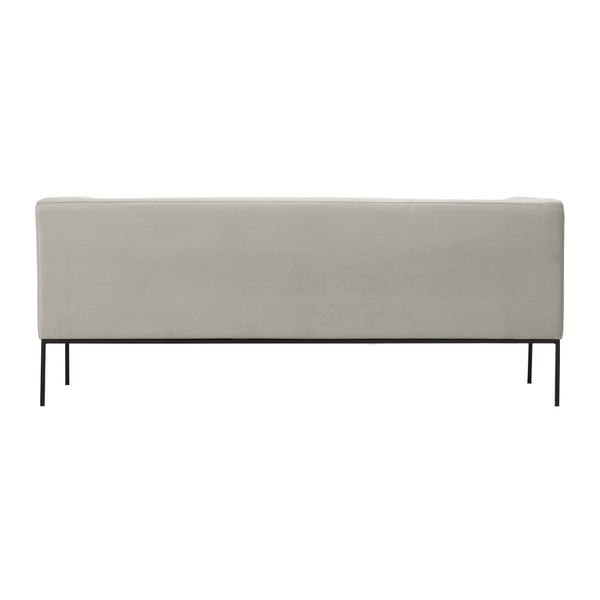 Smėlio spalvos aksominė sofa Windsor & Co Sofas Neptune, 195 cm-image-4