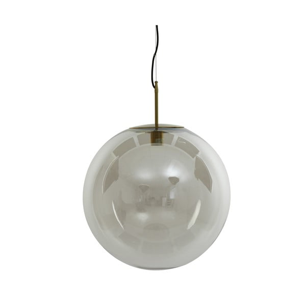 Kabantis šviestuvas bronzinės spalvos ø 48 cm su stiklo gaubtu Medina – Light & Living