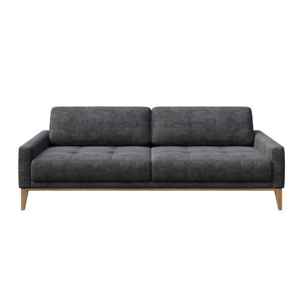 Tamsiai pilka sofa MESONICA Musso Tufted, 210 cm