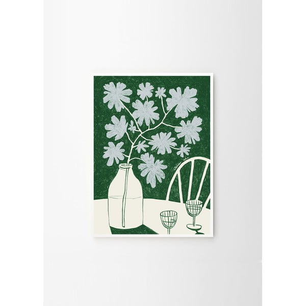 Plakatas 30x40 cm Blue Flowers & Red Wine – Anouk van Cleef – The Poster Club-image-4