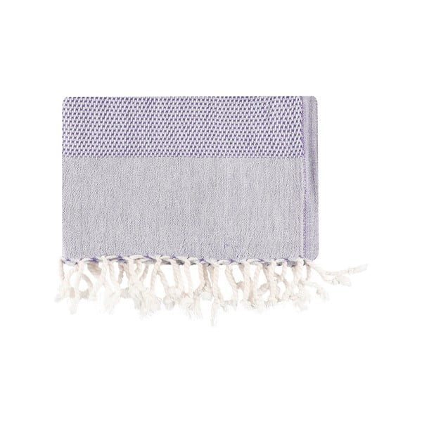 Levandų spalvos iš medvilnės paplūdimio antklodė 90x175 cm Retro – Foutastic-image-2