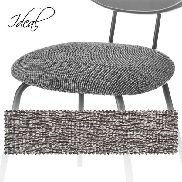 Įtempiamas kėdei baldų apmušalas pilkos spalvos Ideal – Casa Selección-image-3