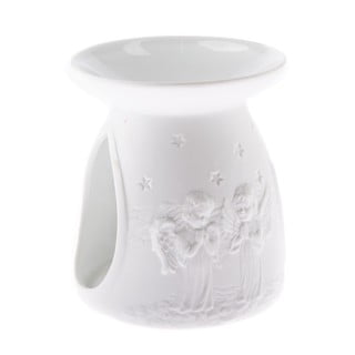 Balto porceliano aromaterapinė lempa Dakls, aukštis 12,2 cm