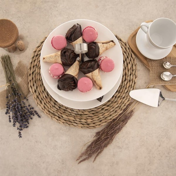 Dviejų aukštų desertų stovas Orion Tower-image-1