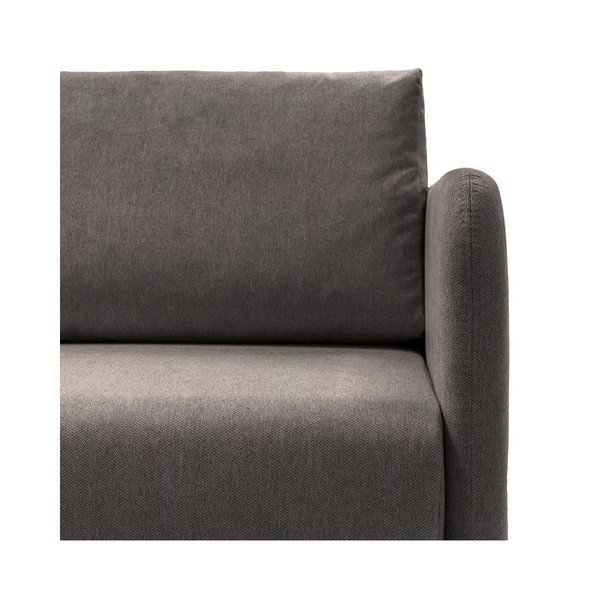 Pilkos spalvos iš velveto krėslas Chaum – Rodier-image-4