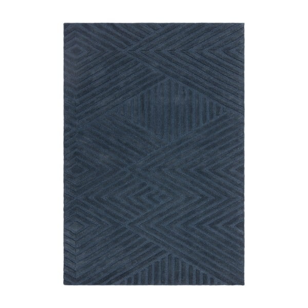 Kilimas iš vilnos tamsiai mėlynos spalvos 120x170 cm Hague – Asiatic Carpets