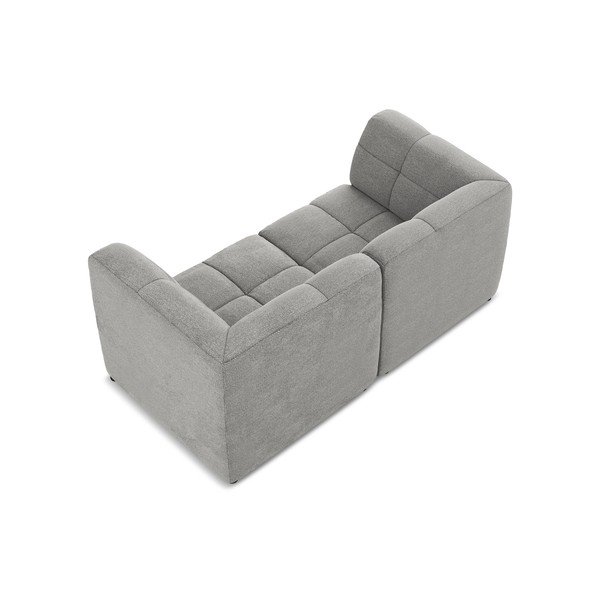 Pilkos spalvos sofa iš boucle 180 cm Aloha – Makamii-image-4