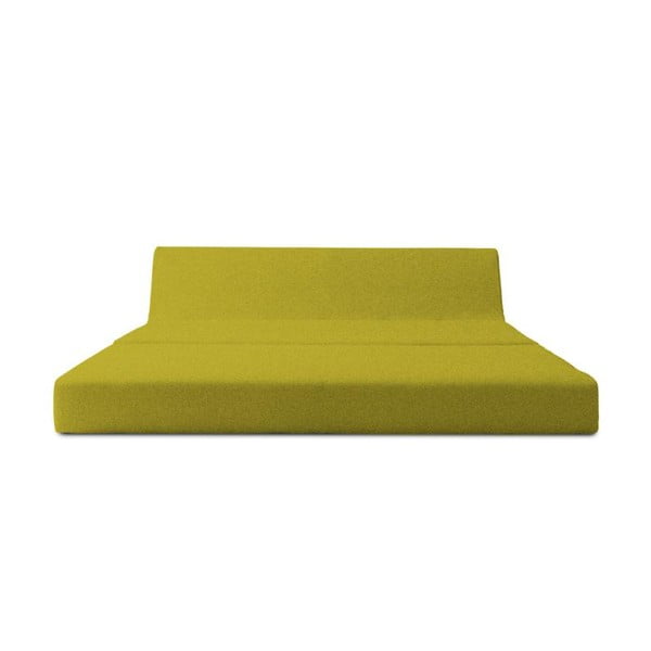 Geltonos spalvos sofa-lova Softline Lounge-image-3