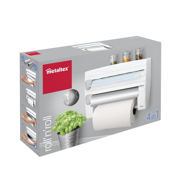 Dėžutė virtuviniams rankšluosčiams ir kitiems priedams Metaltex, 38 cm ilgio-image-2