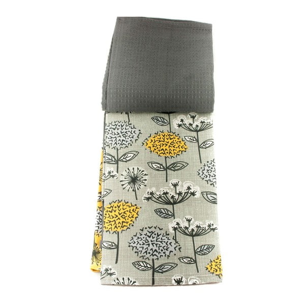 Iš medvilnės virtuvės rankšluosčiai 3 vnt. 45x65 cm Retro Meadow – Cooksmart ®-image-3