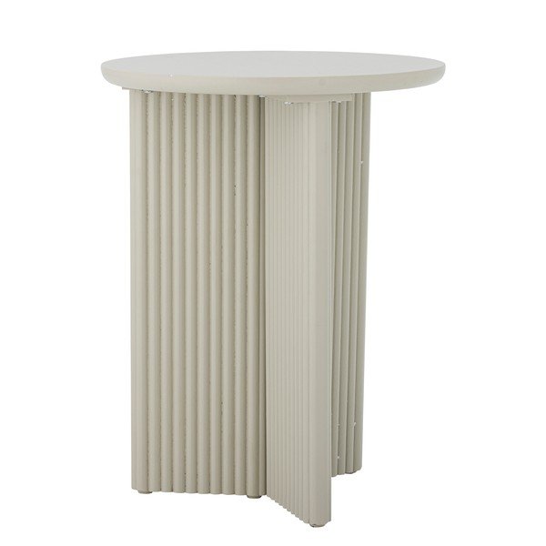 Apvalios formos šoninis stalas iš eglės ø 40 cm Edith – Bloomingville-image-3