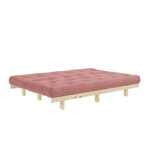 Rožinė sofa lova 190 cm Lean - Karup Design-image-1