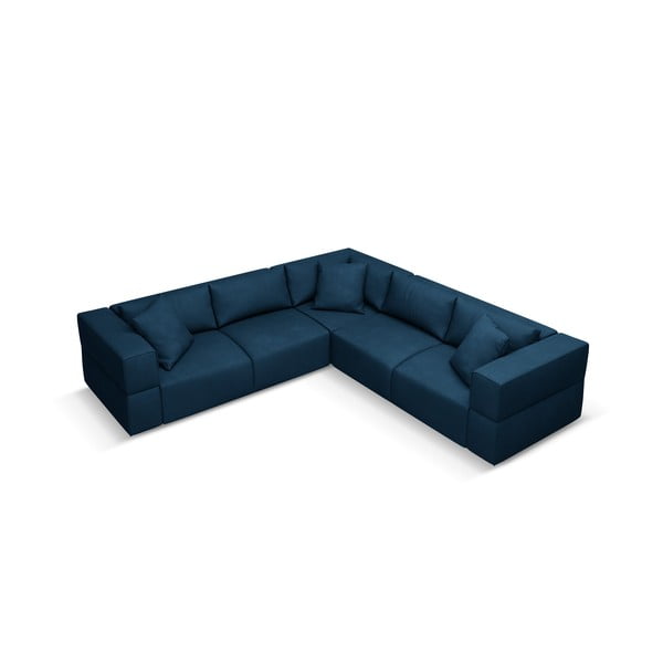 Kampinė sofa mėlynos spalvos (kintama) Esther – Milo Casa