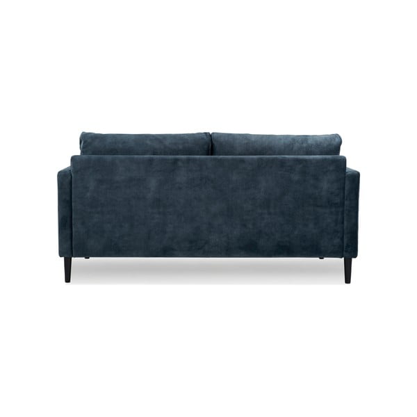 Tamsiai mėlyno aksomo sofa Scandic Adagio, 153 cm pločio-image-3