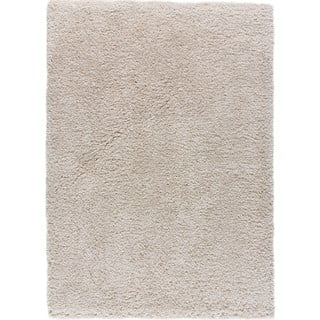 Iš perdirbto pluošto kilimas smėlio spalvos 80x150 cm Shaggy Reciclada – Universal