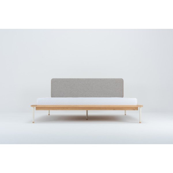 Dvigulė lova iš ąžuolo Gazzda Fina, 180 x 200 cm-image-4