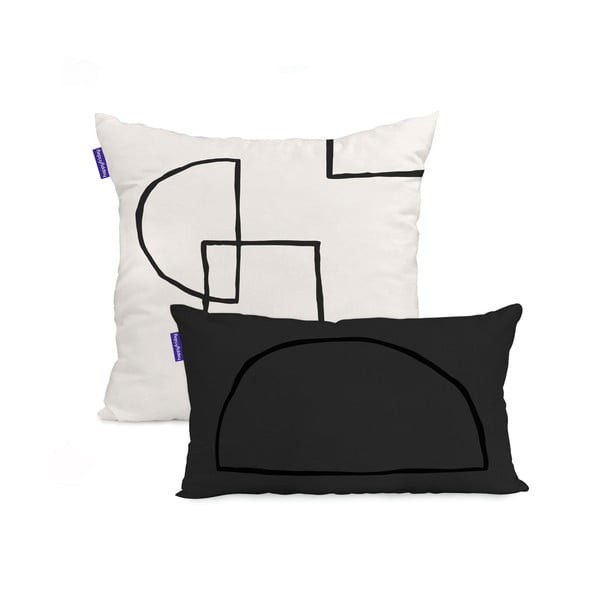 Dekoratyviniai pagalvių užvalkalai 2 vnt. 50x50 cm Serenity – Blanc