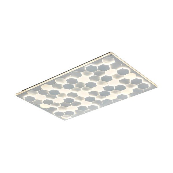 Lubinis šviestuvas baltos spalvos LED su balso kontrole/su mobiliųjų programų valdymu 70x115 cm su metaliniu gaubtu Cifavo – CINQUE-image-1