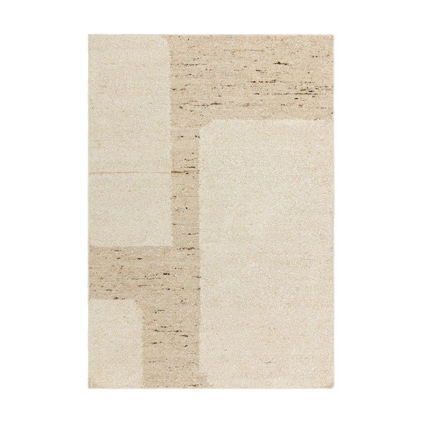 Apverčiamas/rankų darbo smėlio spalvos iš vilnos kilimas 120x170 cm Napa Tumbla – Asiatic Carpets