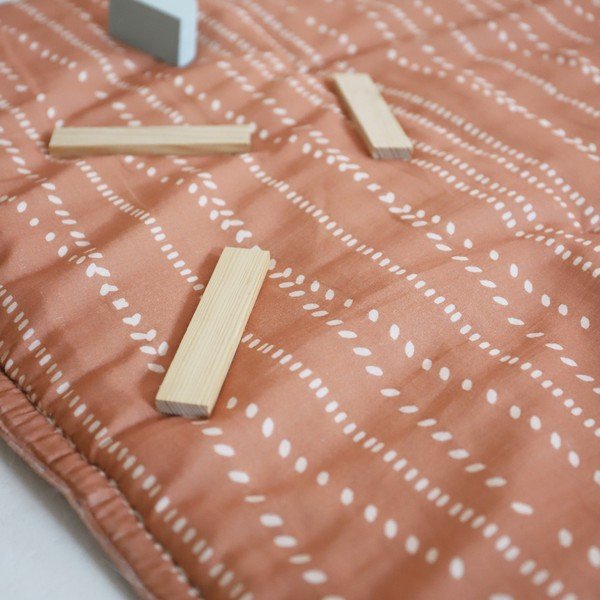 Vaikų žaidimų kilimėlis oranžinės spalvos Nepo Terracotta – Nattiot-image-1