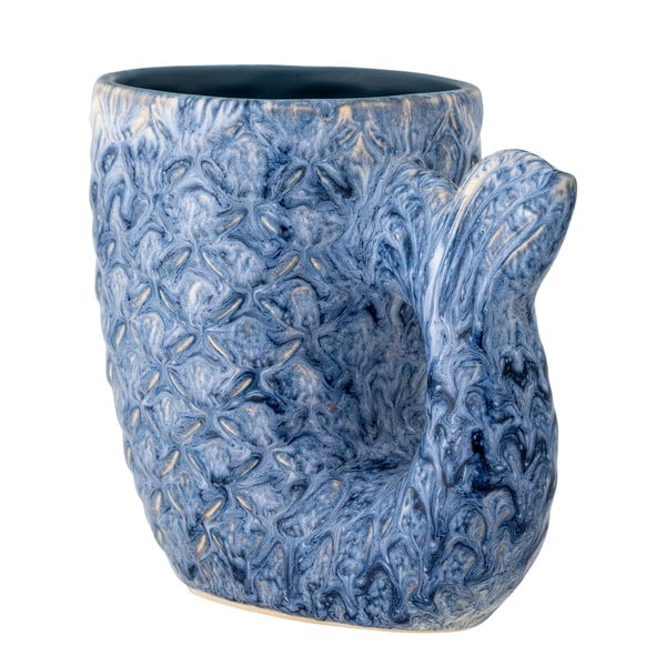 Iš akmens masės vaza mėlynos spalvos (aukštis 12 cm) Ariella – Bloomingville-image-3