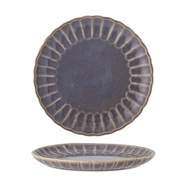 Tamsiai violetinės spalvos iš akmens masės lėkštė ø 27 cm Latina – Bloomingville-image-4