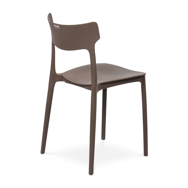 Rudos spalvos plastikinė sodo kėdė Biá – Bonami Essentials-image-3