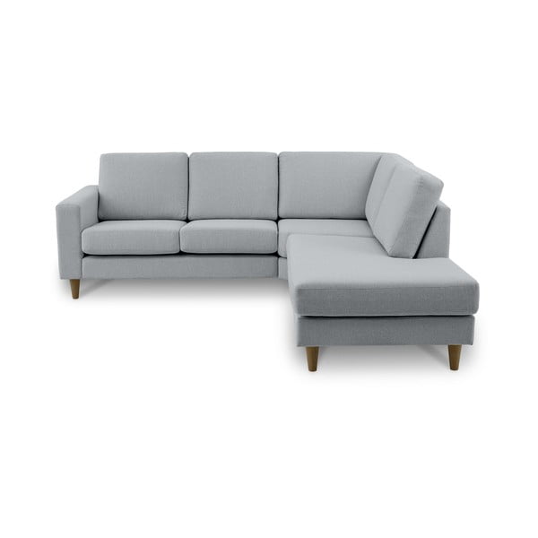 Kampinė sofa pilkos spalvos (su dešiniuoju kampu) Focus – Scandic