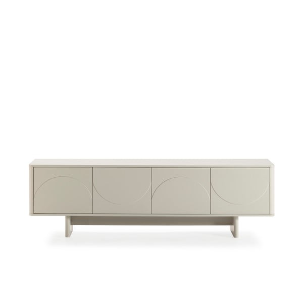 Kreminės spalvos TV spintelė 180x55x40 cm Solei – MOME
