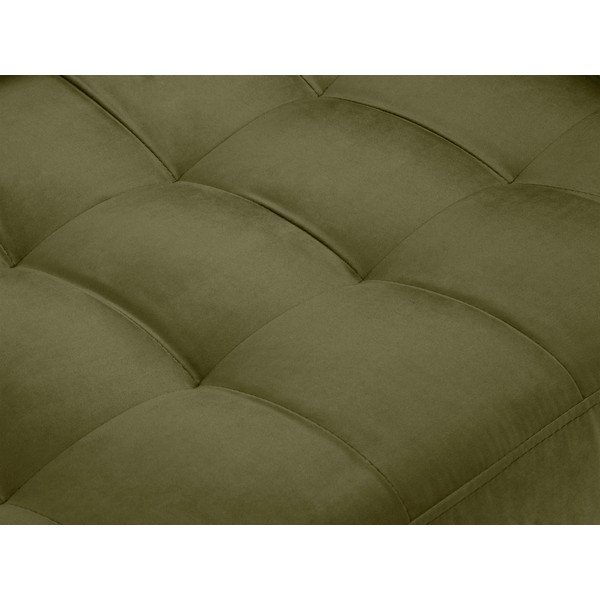 Alyvuogių žalios spalvos aksominė sofa Milo Casa Santo, 174 cm-image-1