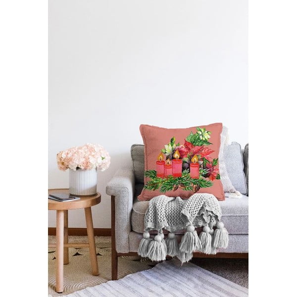 Dekoratyvinis pagalvės užvalkalas su Kalėdų motyvu 43x43 cm – Mila Home-image-2
