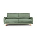 Iš kordinio velveto sulankstoma sofa šviesiai žalios spalvos 218 cm Tori – Bonami Selection