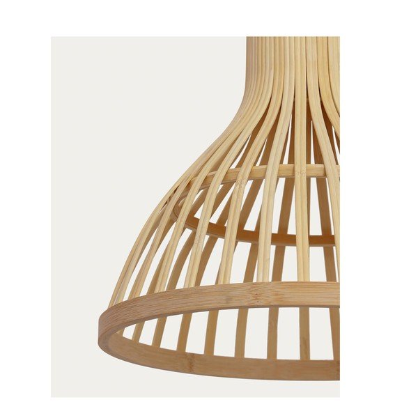 Natūralios spalvos bambuko šviestuvo gaubtas ø 30 cm Nathaya - Kave Home-image-3