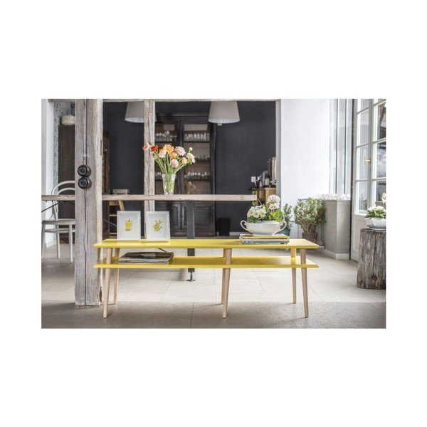 Rožinis žurnalinis staliukas "Ragaba Mugo", 139 cm-image-1